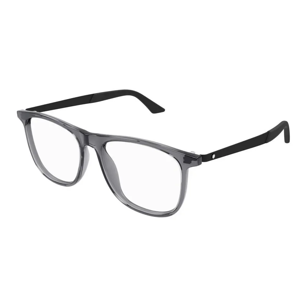 NWT Mont Blanc MB0332o Grey Black 55mm Eyeglasses